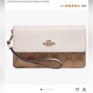 COACH Women’s Foldover Wristlet